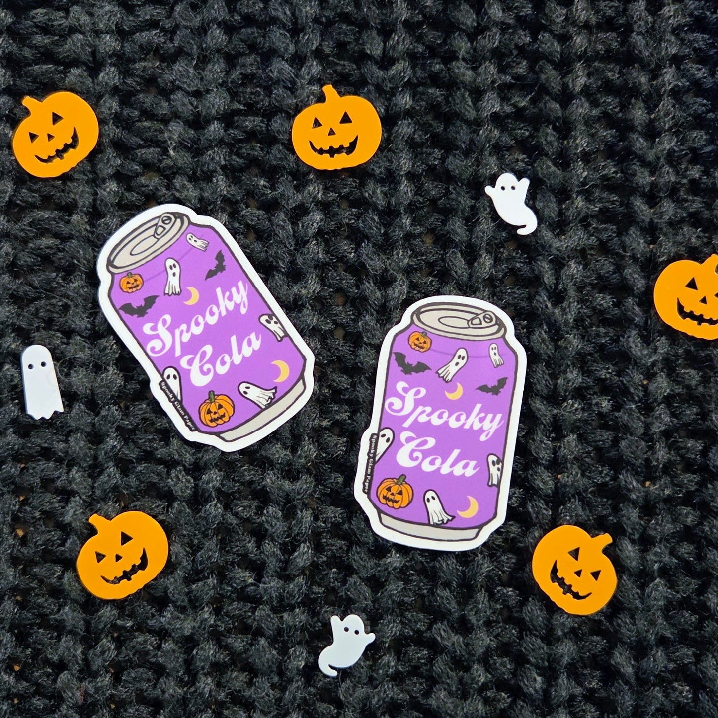 Spooky Soda Can Sticker