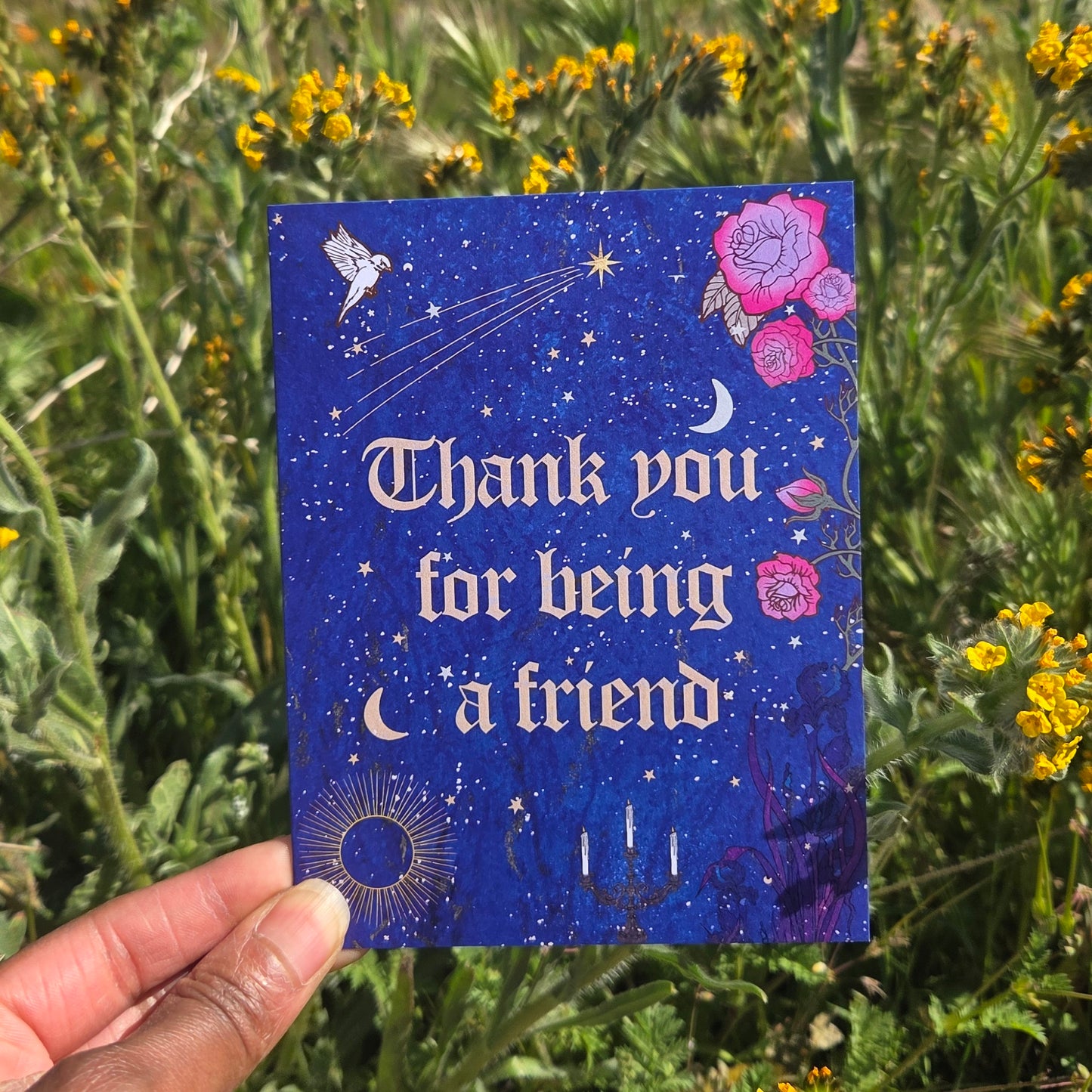 Dark Whimsy Thank-You Card