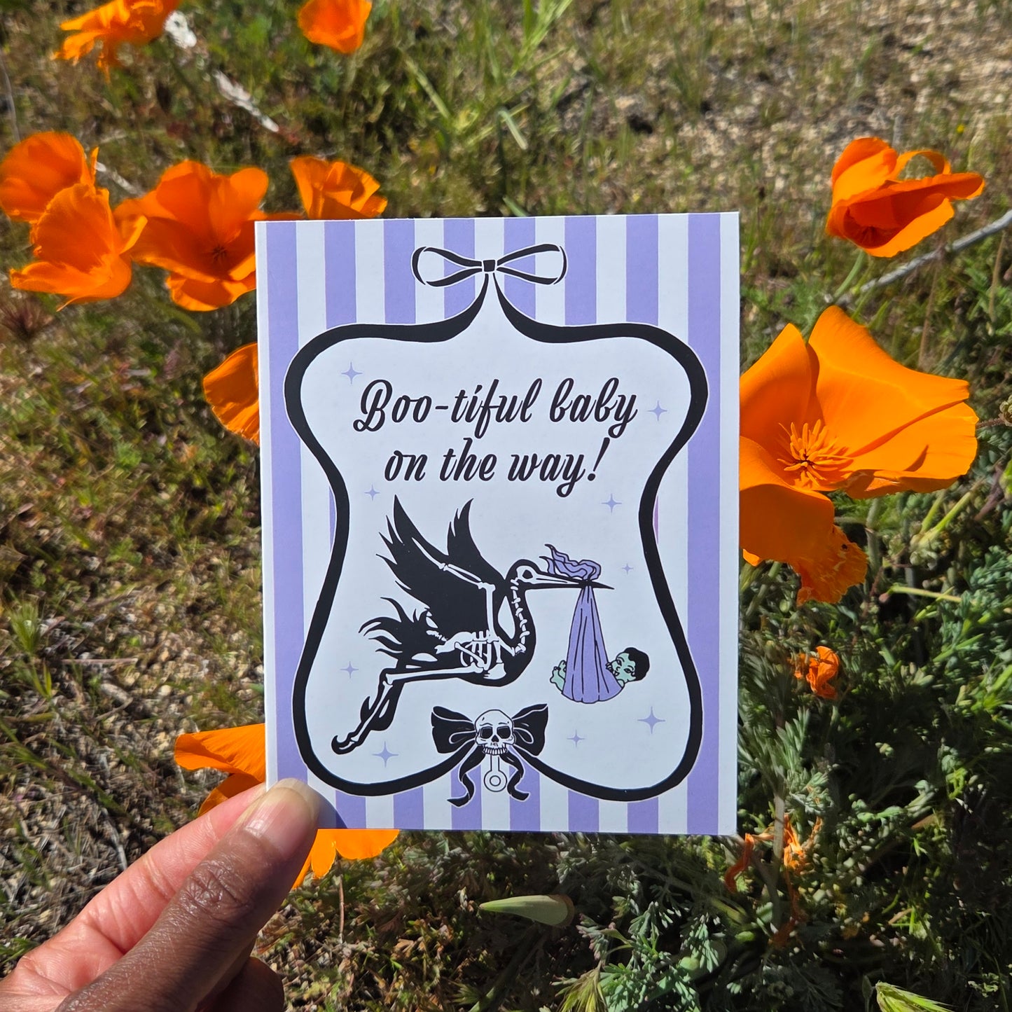 Boo-tiful Baby Card( Blue)