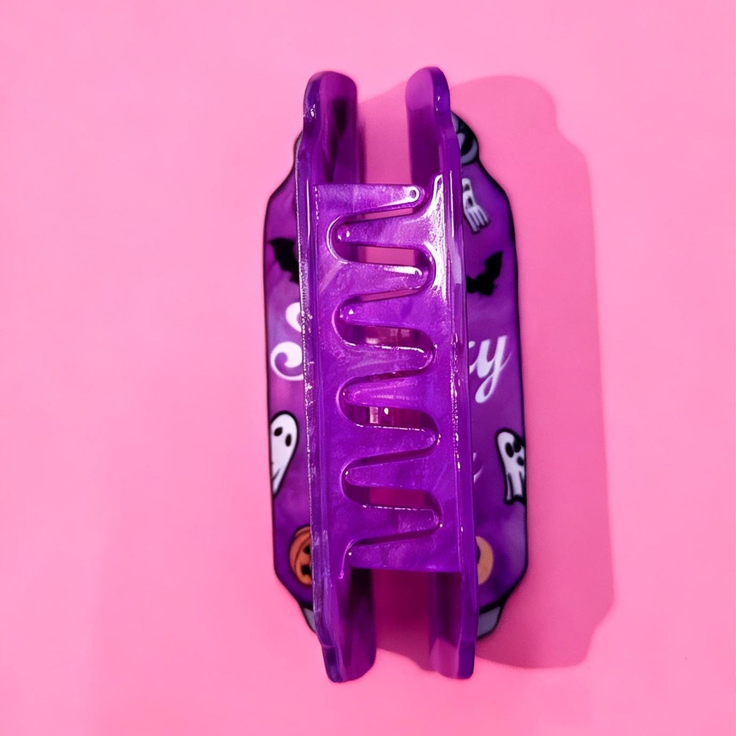 Spooky Cola Soda Can Hair Claw Clip