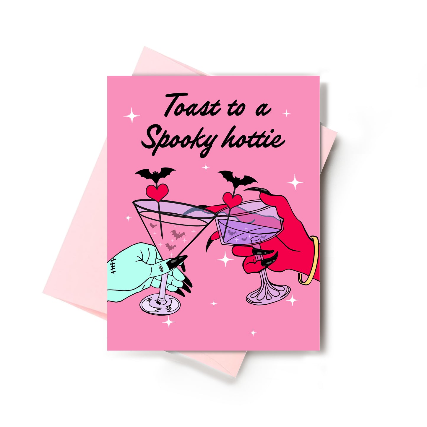 Toast To A Spooky Hottie Card