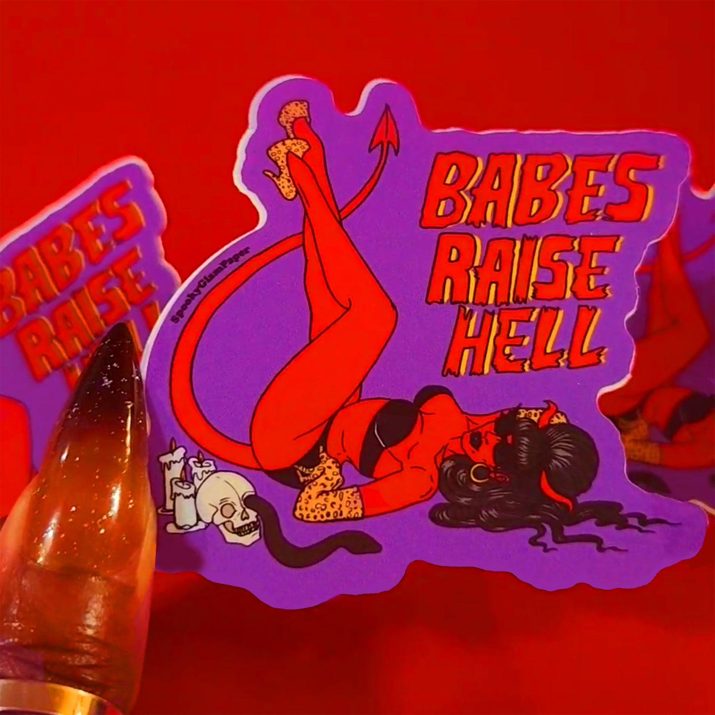 Babe Raise Hell Sticker