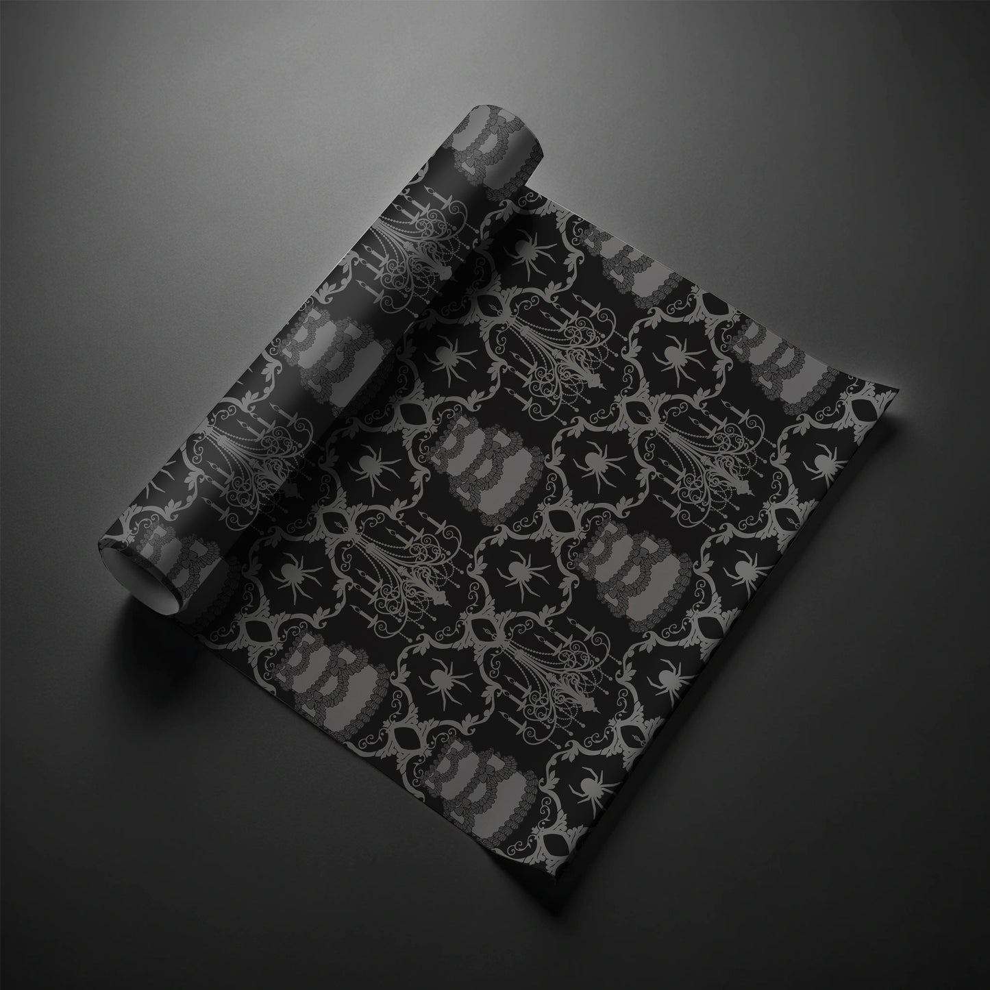 Victorian Dark Celebration Wrapping Paper
