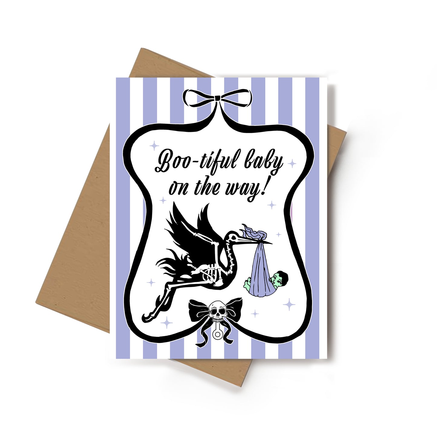 Boo-tiful Baby Card( Blue)