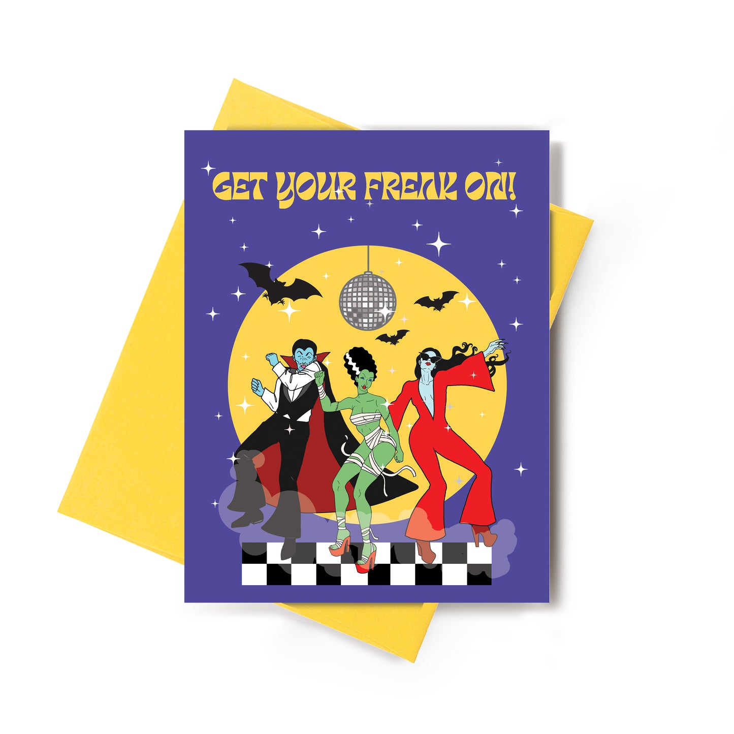 Get Your Freak On Halloween Card