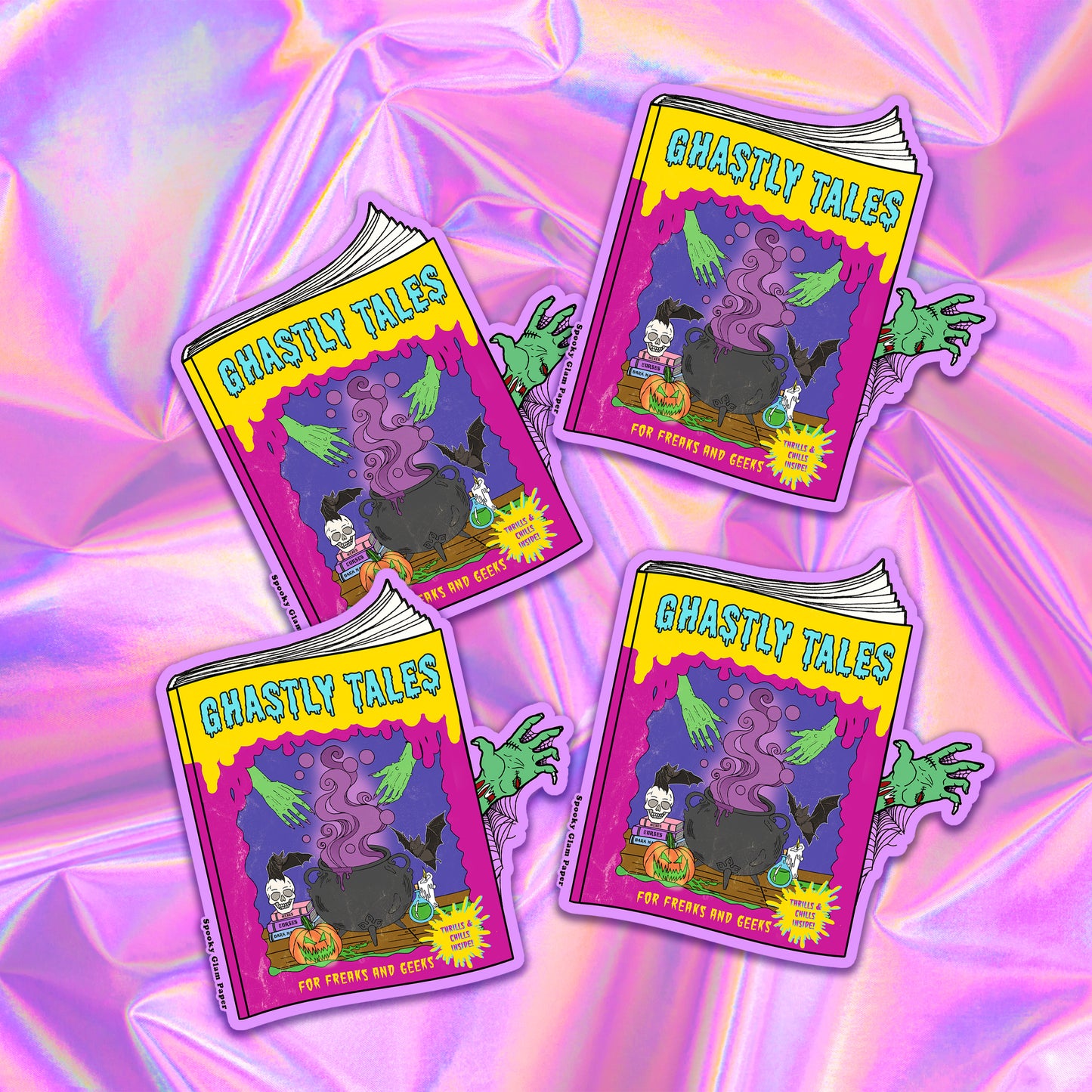 Ghastly Tales Book Sticker