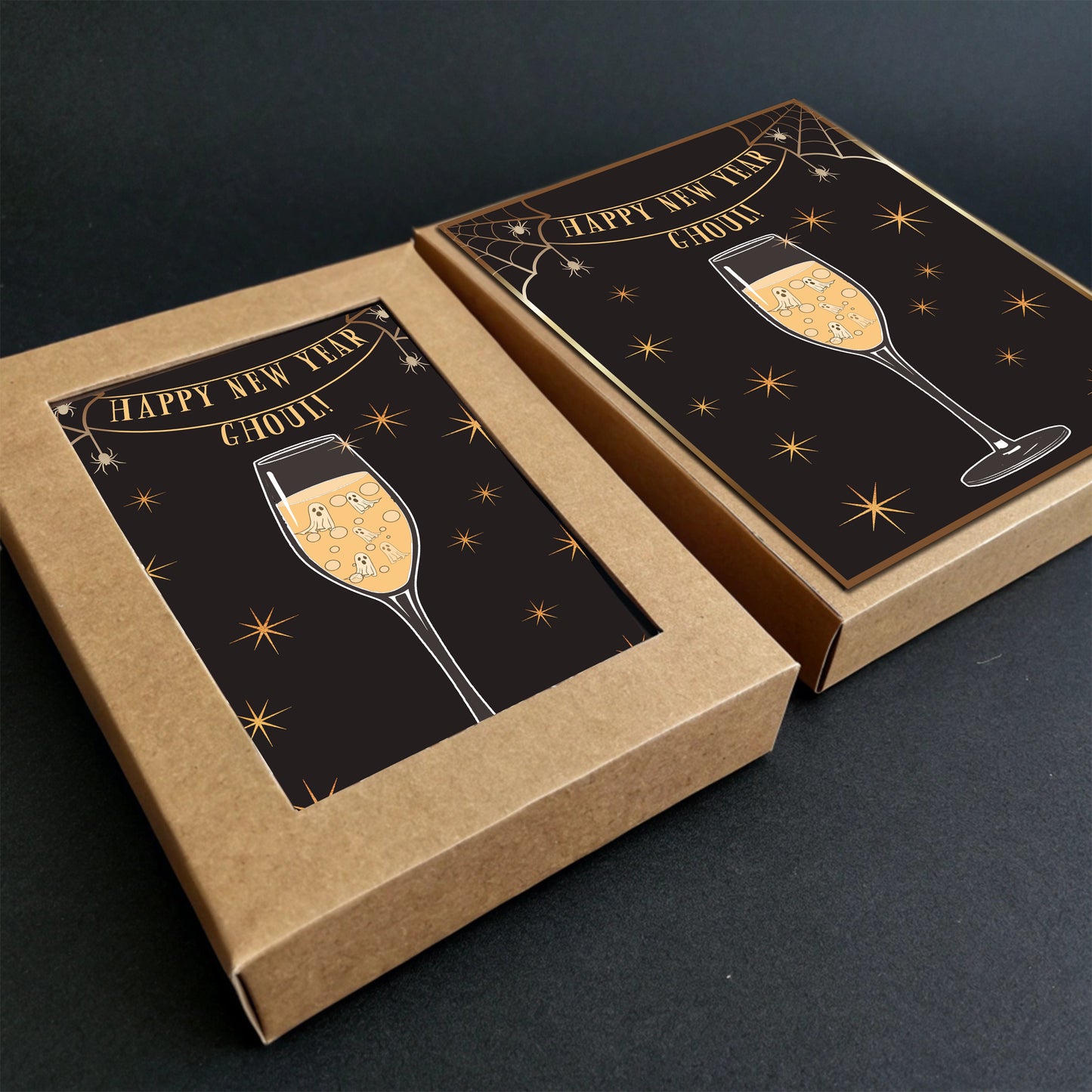 Happy New Year, Ghoul Invite Card