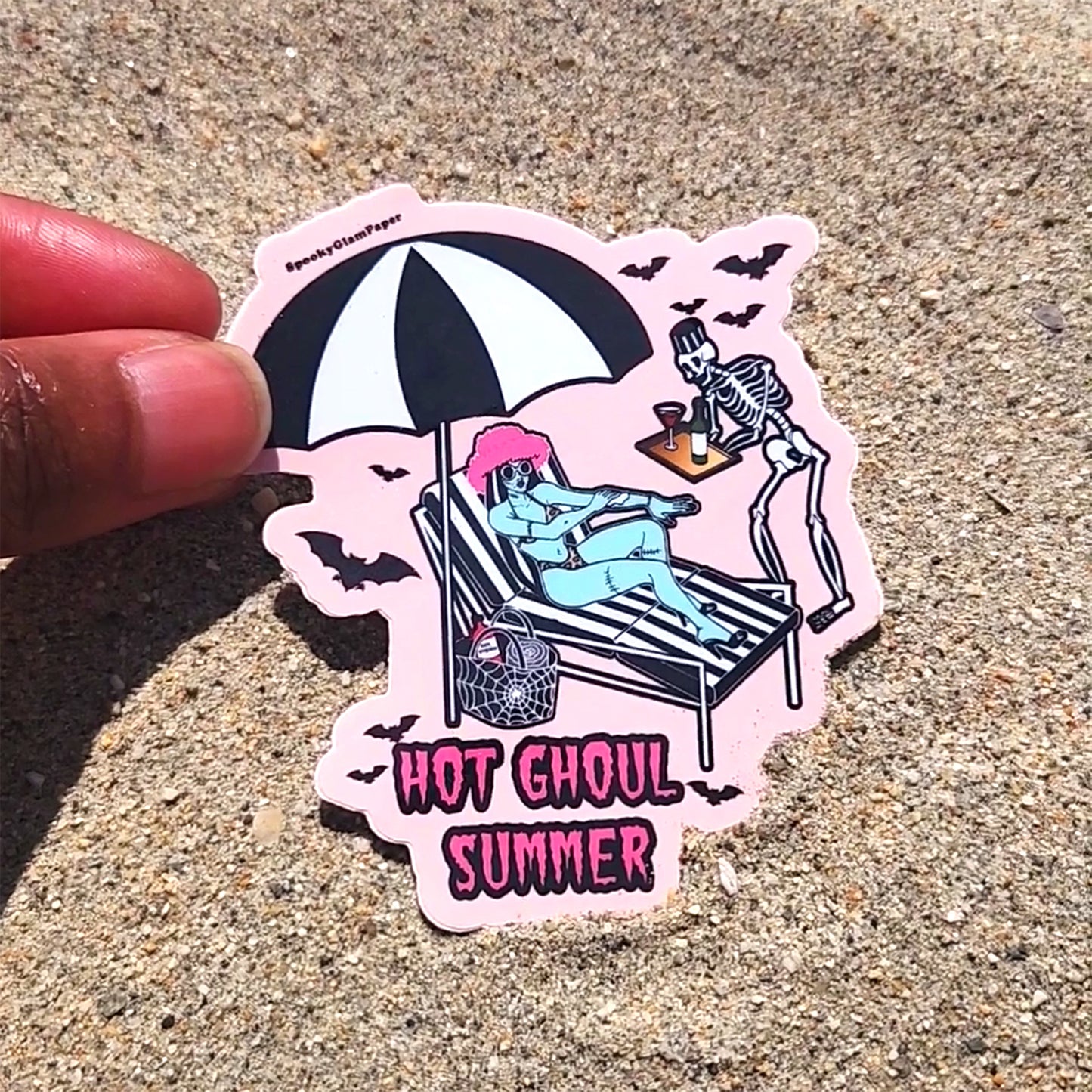Hot Ghoul Summer Sticker