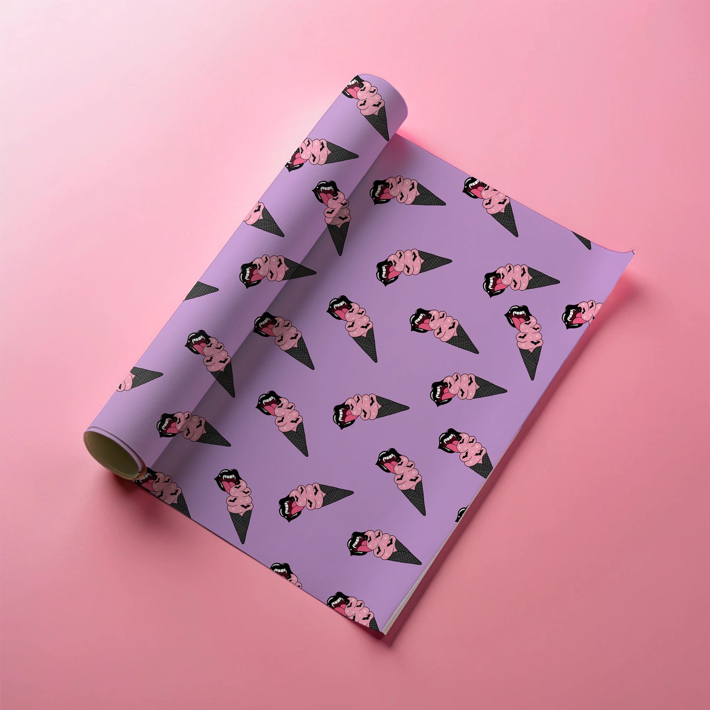 Vampy Ice Cream Summerween Gift Wrap