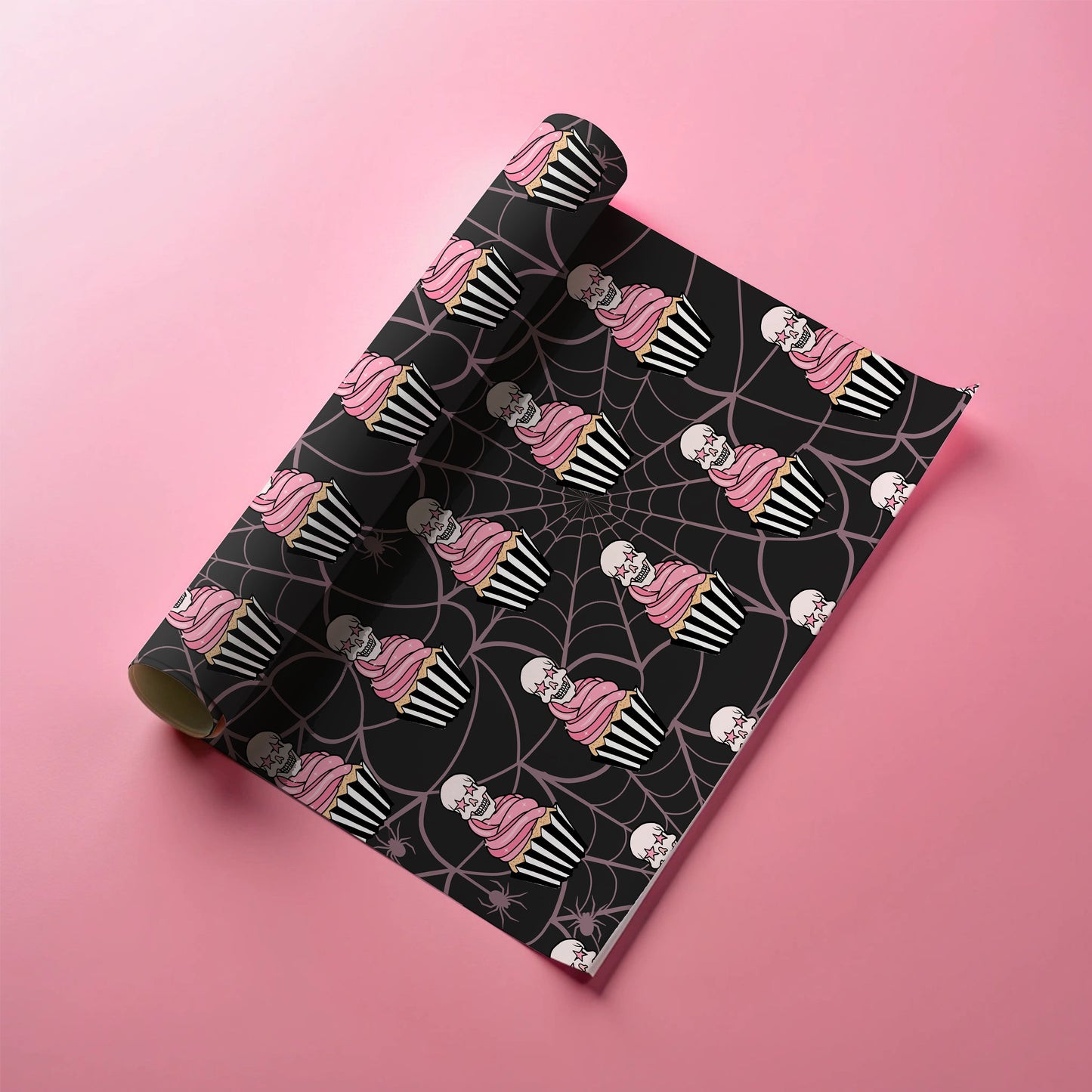 Haunted Cupcake Wrapping Paper