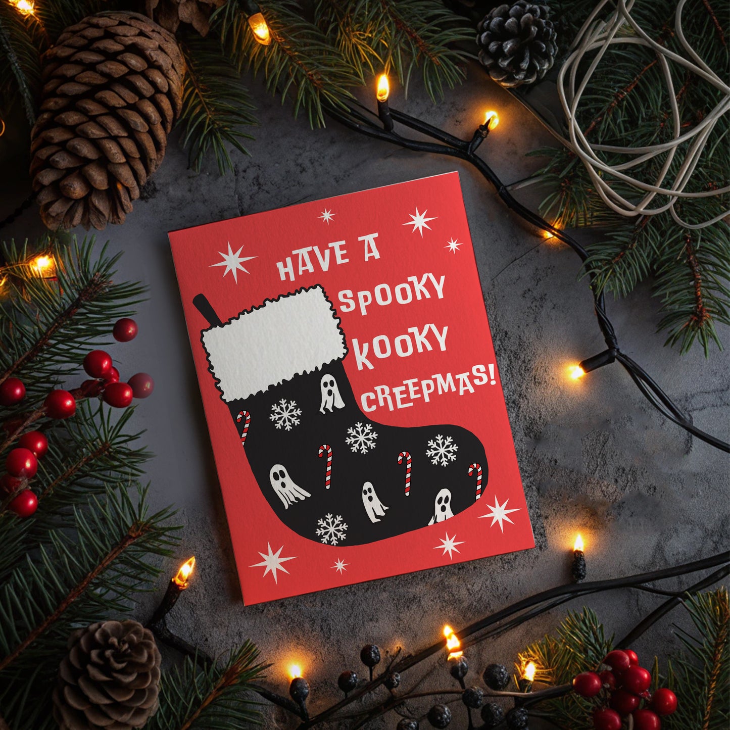 Spooky Kooky Creepmas Card