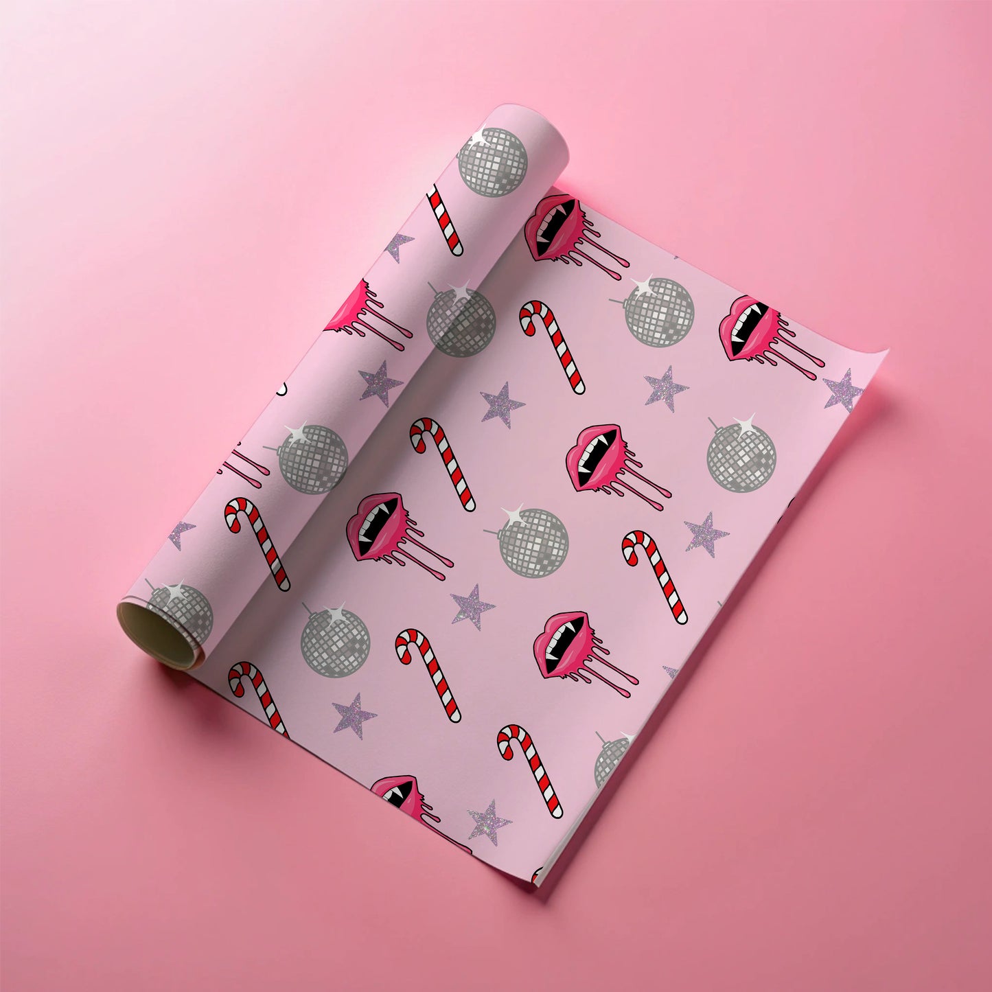 Vampy Christmas Wrapping Paper