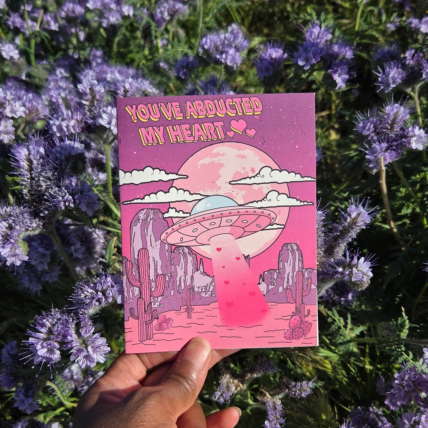 You've Abducted My Heart Halloween Card