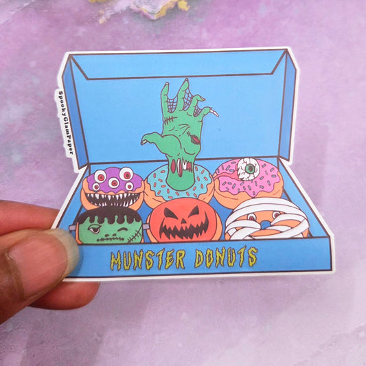 Munster Donuts Sticker