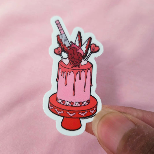 Heart Cake Sticker