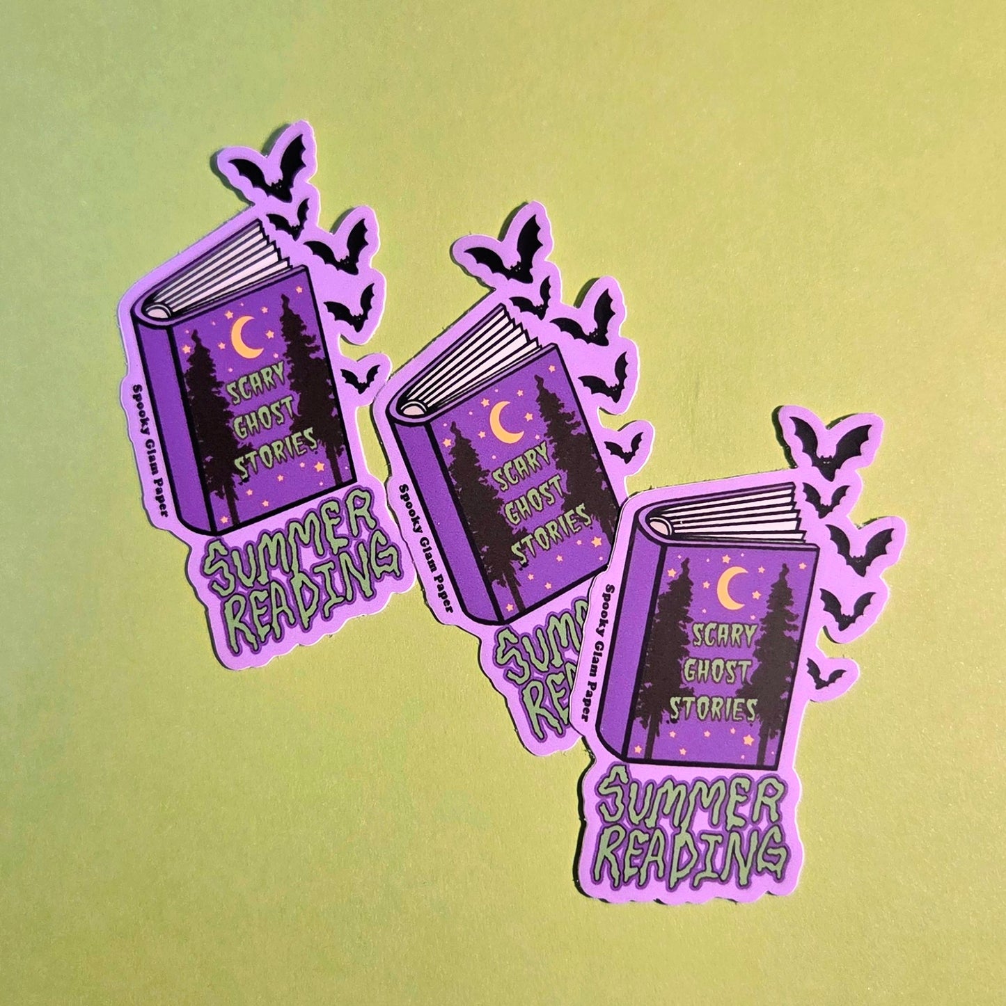 Ghostly Summer Reading Sticker
