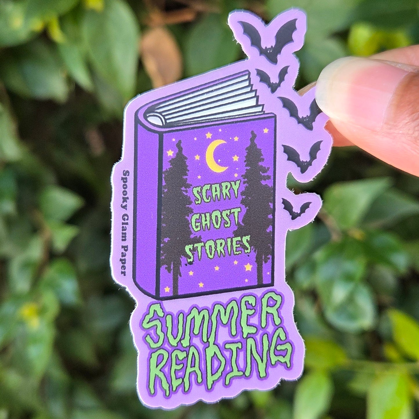Ghostly Summer Reading Sticker
