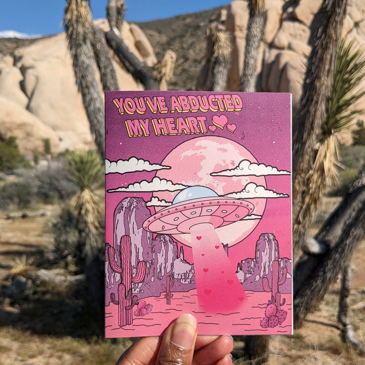 You've Abducted My Heart Halloween Card