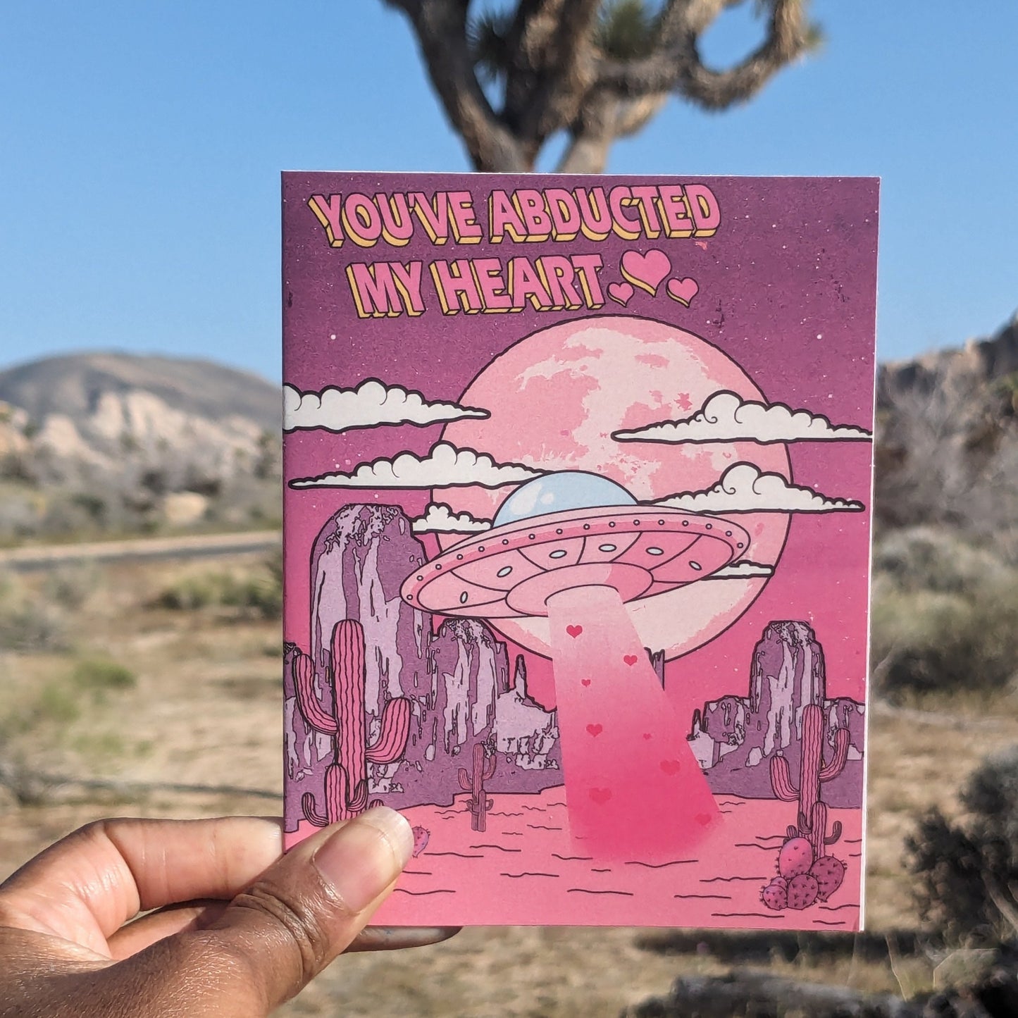 You've Abducted My Heart Halloween Card