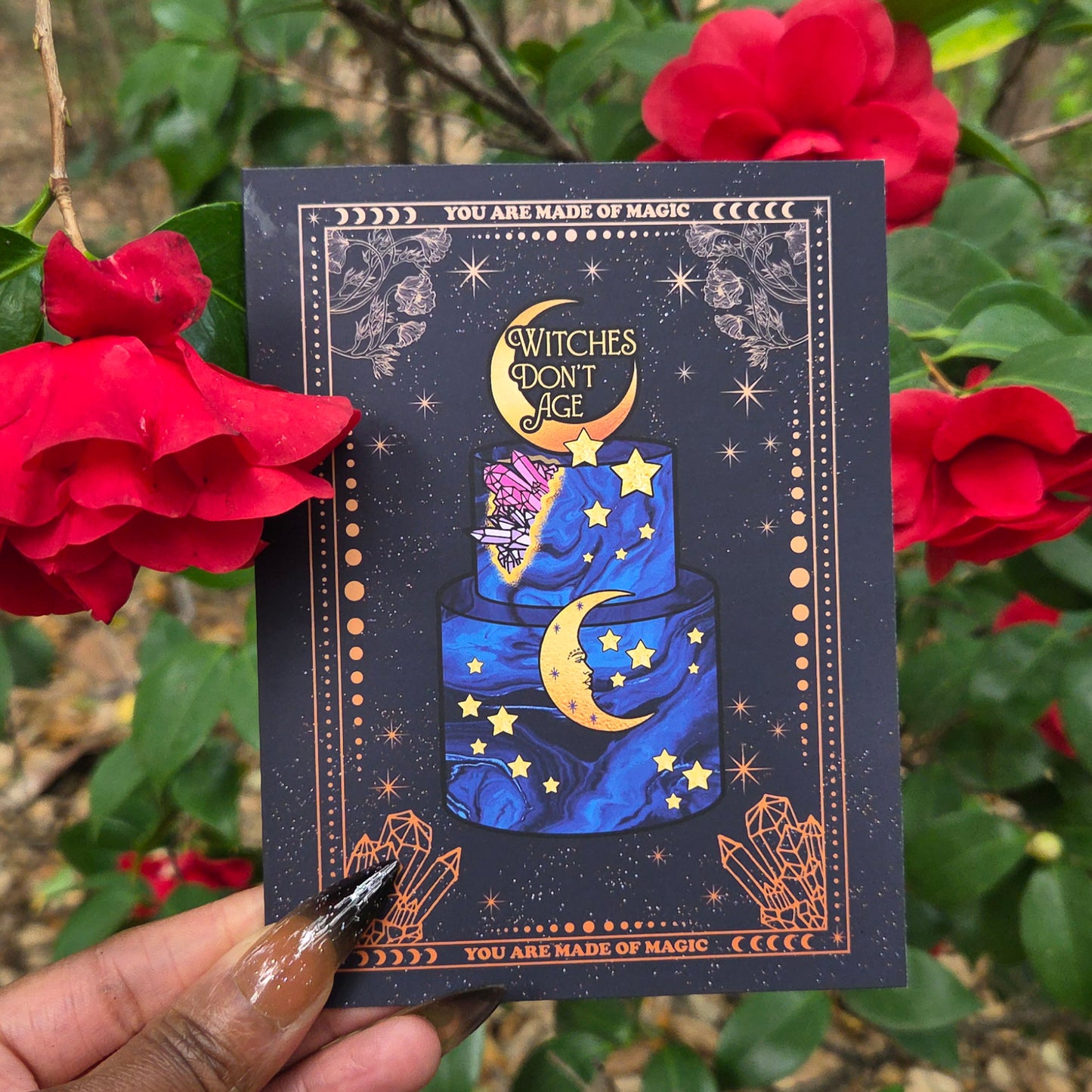 Witches Don't Age Birthday Card