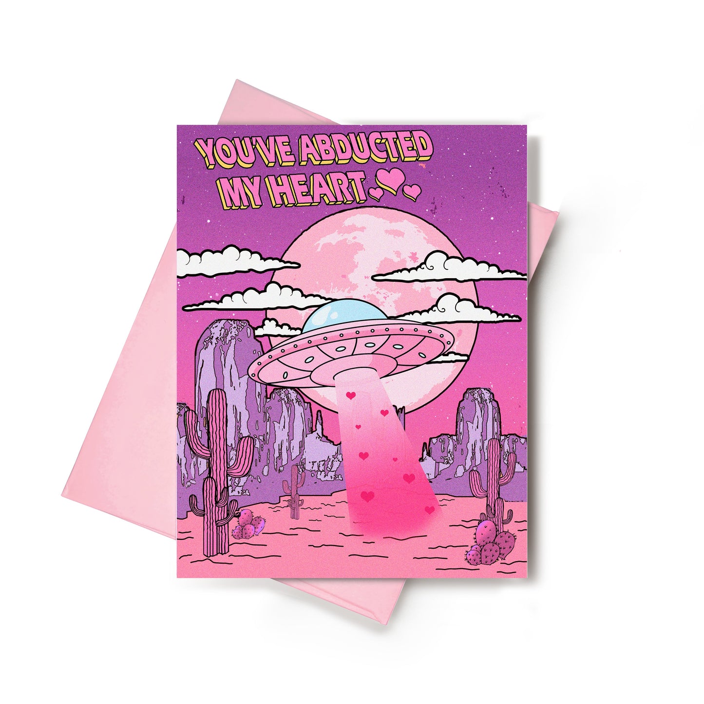 You've Abducted My Heart Halloween Card