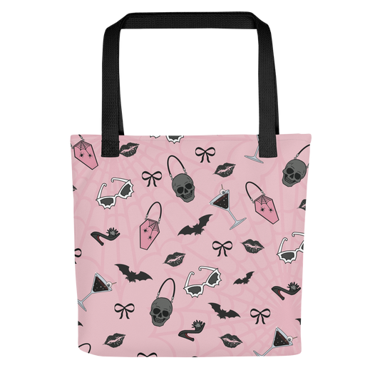 Goth Barbie Tote Bag