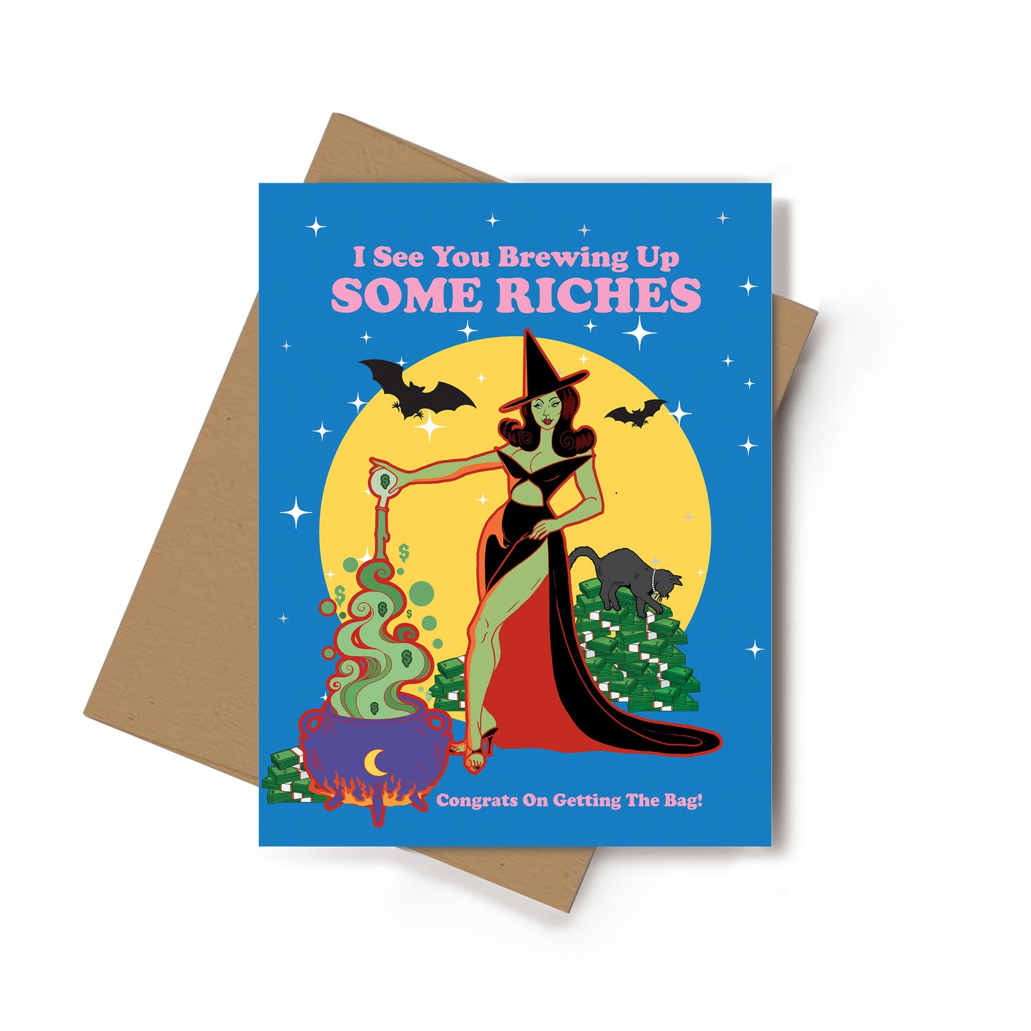 Brewing Riches Congrats Card