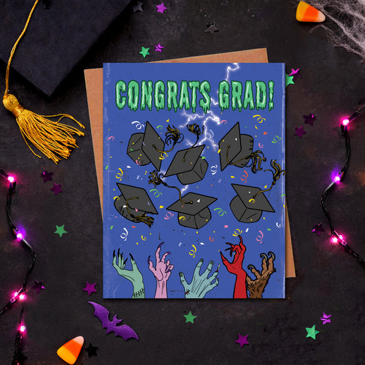 Spooky Graduation Card