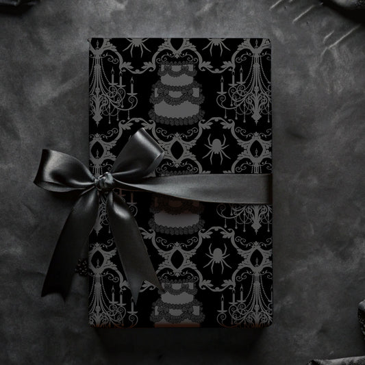 Goth Party Gift Wrap Sheets