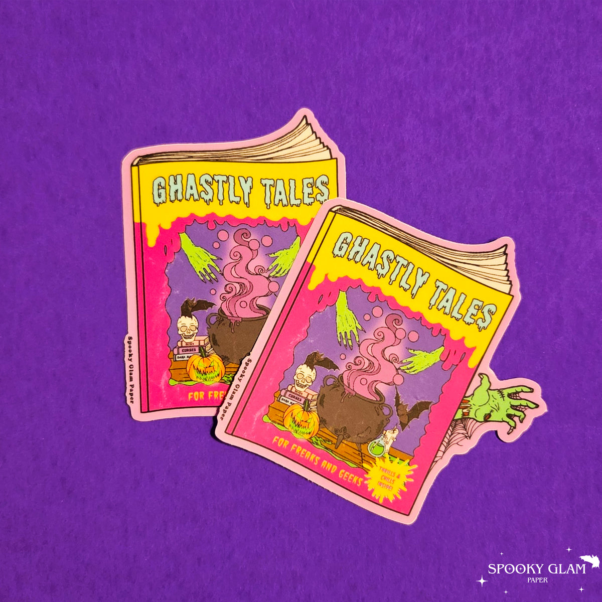 Ghastly Tales Book Sticker