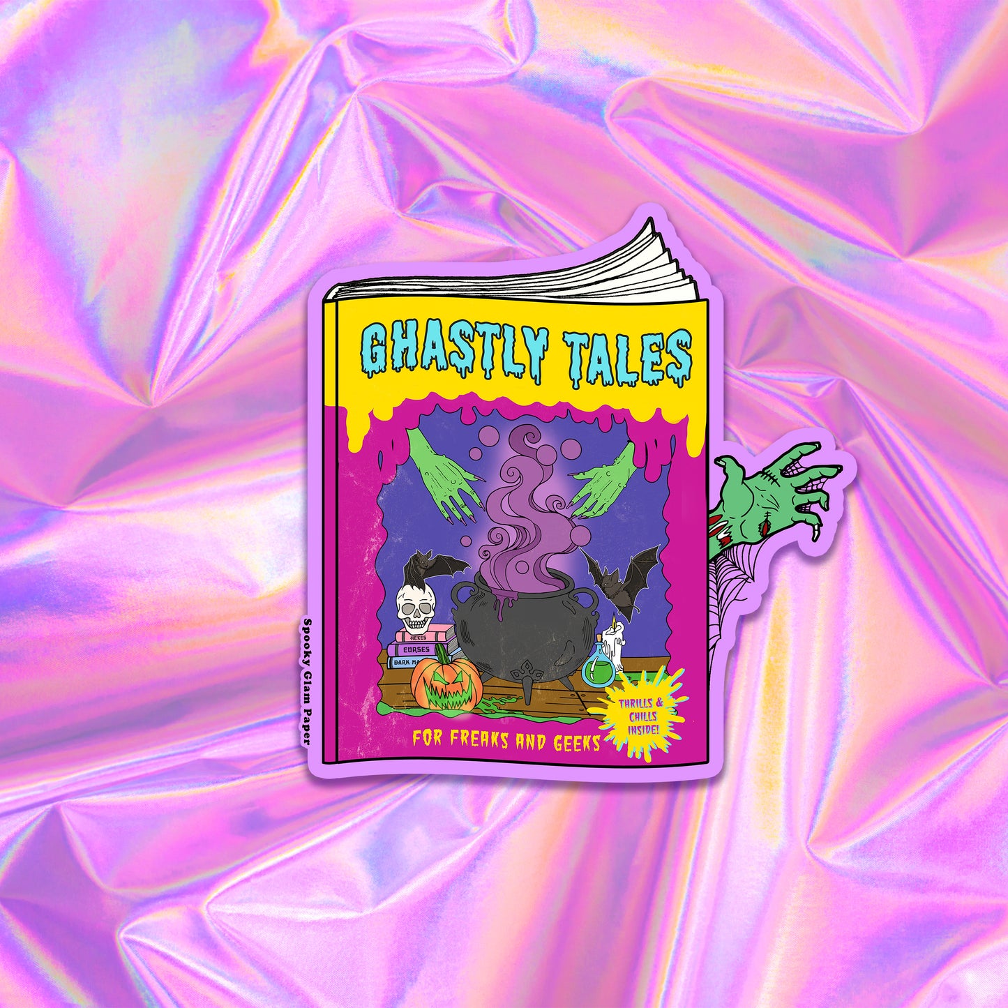 Ghastly Tales Book Sticker