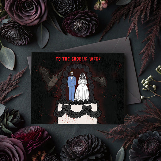 To the Ghoulie-Weds Card