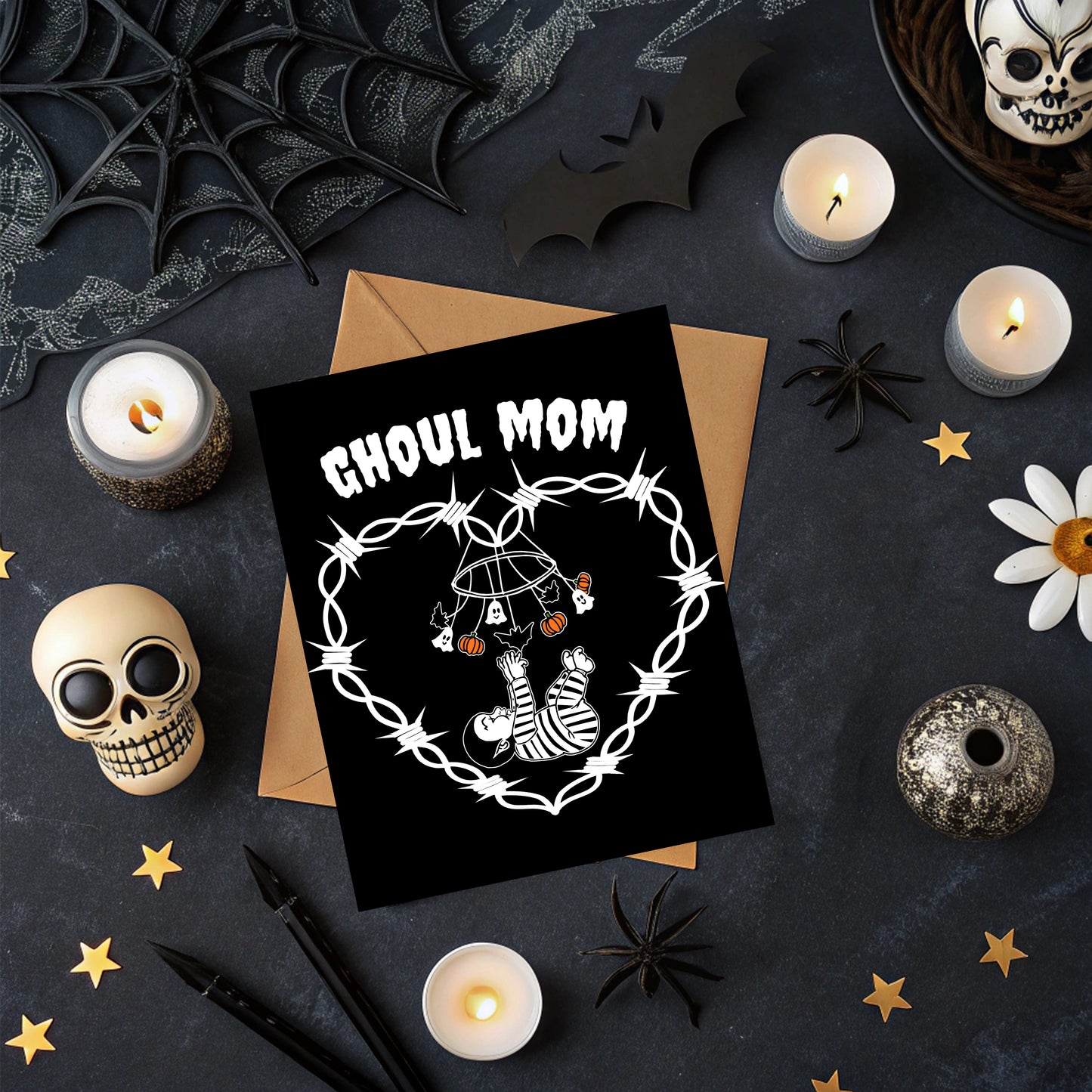 Ghoul Mom Baby Card