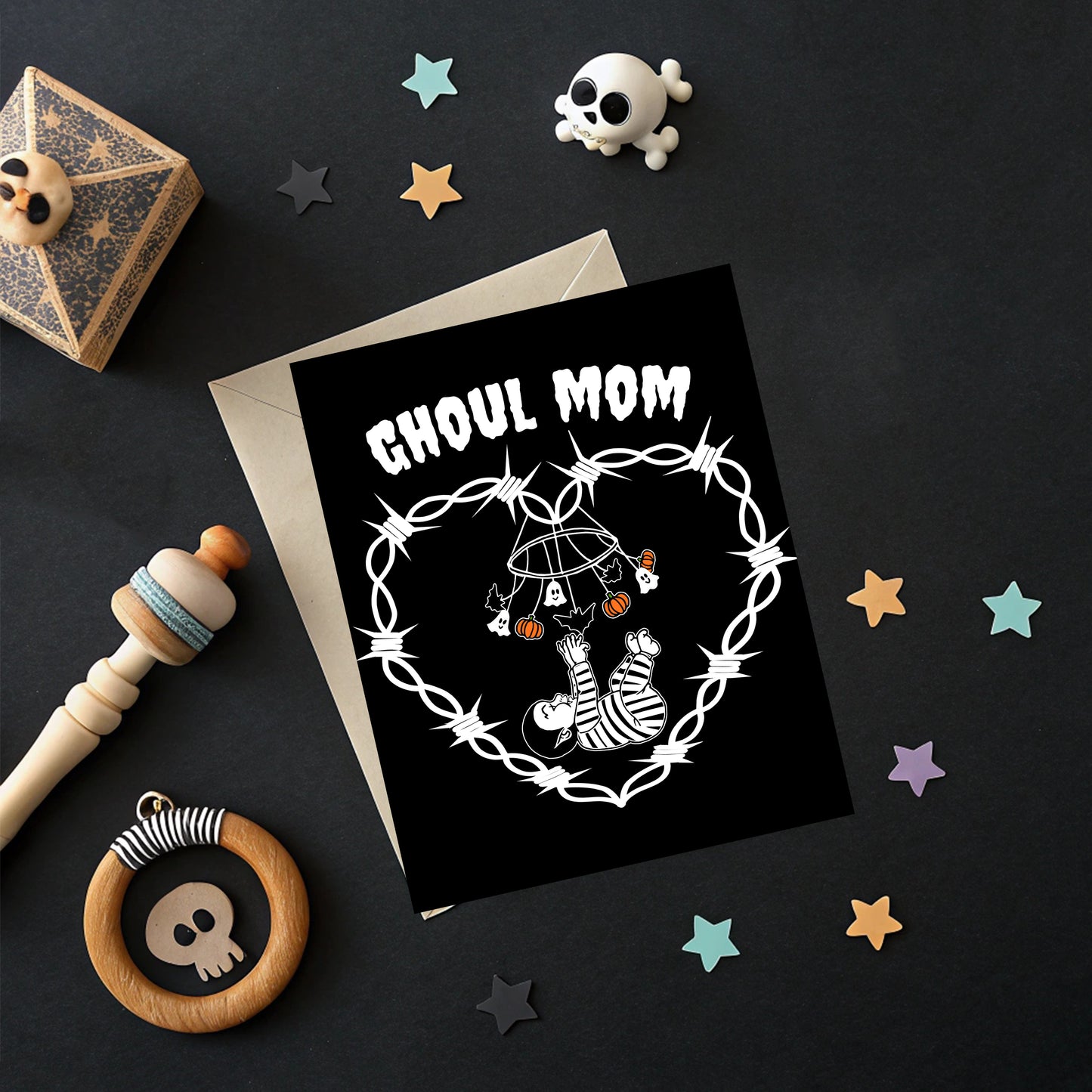 Ghoul Mom Baby Card