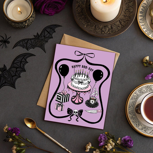 Happy Boo-Day Birthday Card