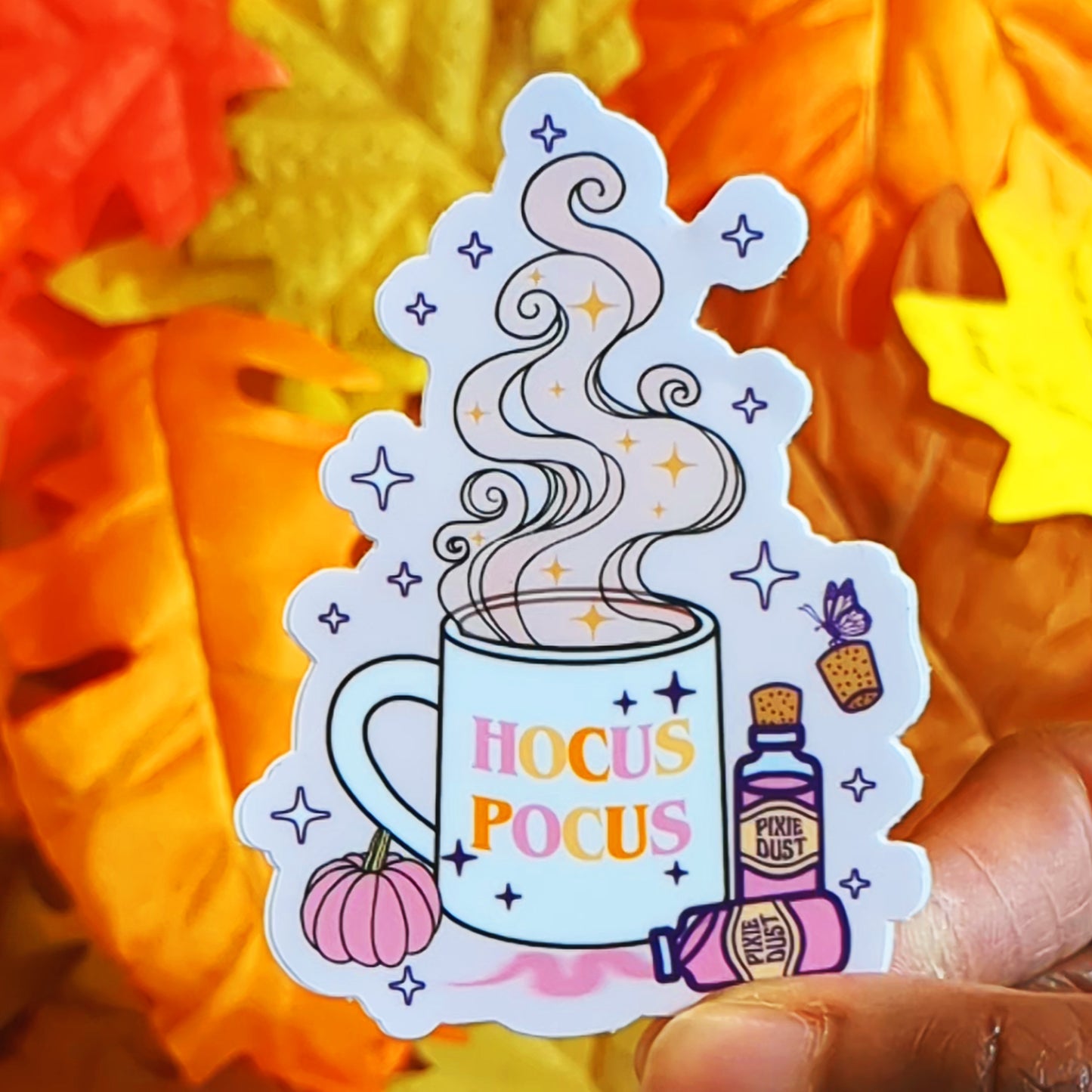 Hocus Pocus Coffee Mug Halloween Sticker