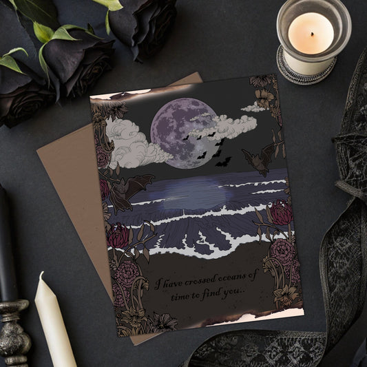 Gothic Love Story Valloween Card