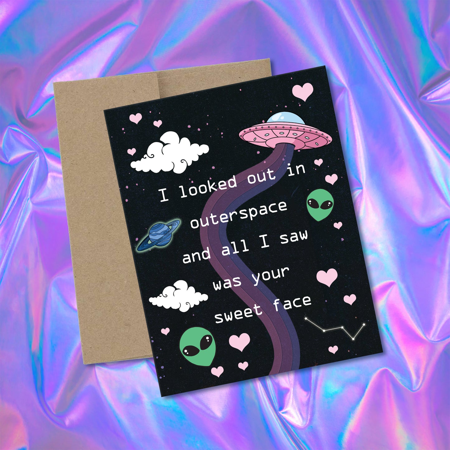 Cosmic Love Valloween Card