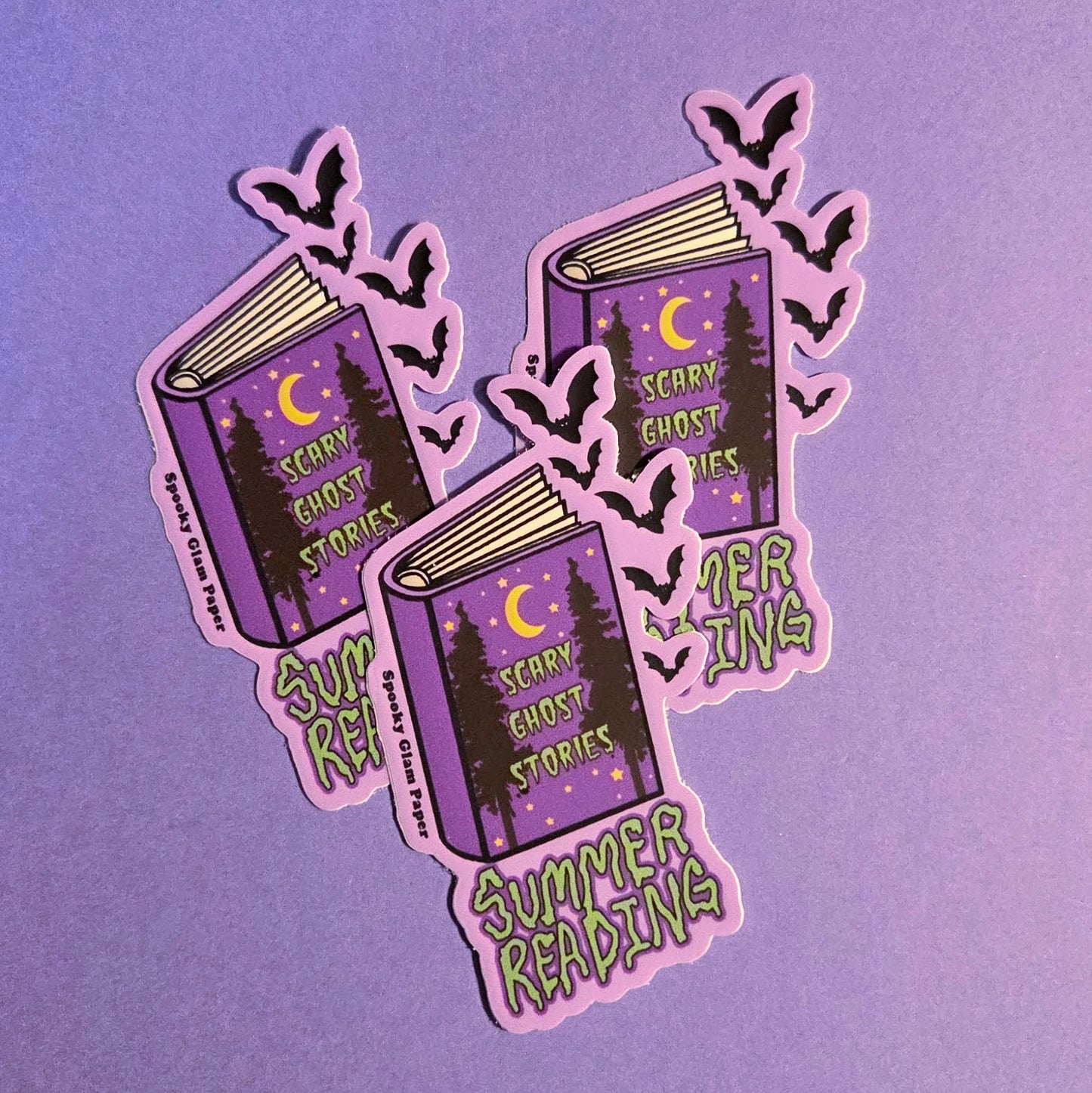 Ghostly Summer Reading Sticker