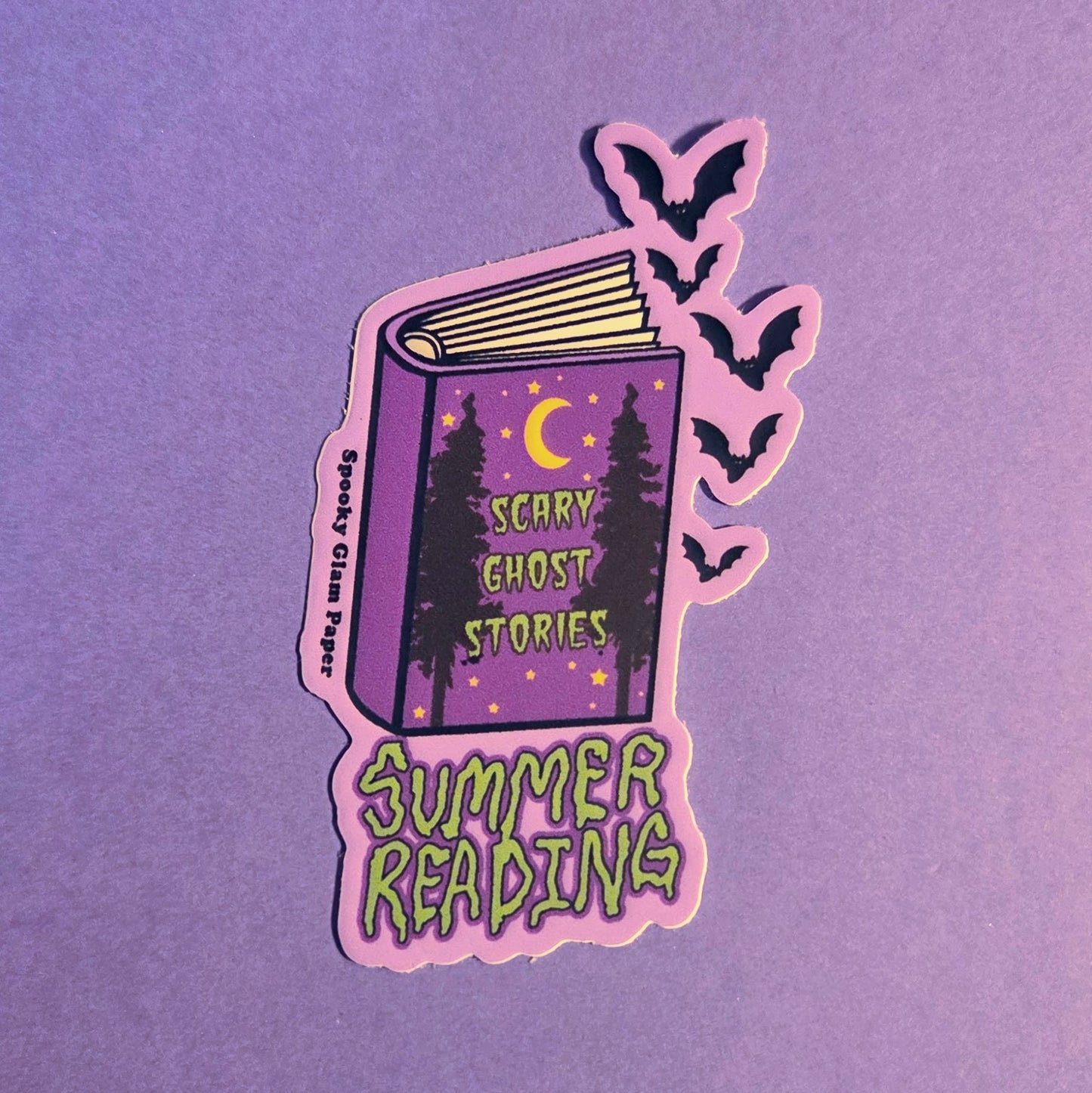 Ghostly Summer Reading Sticker
