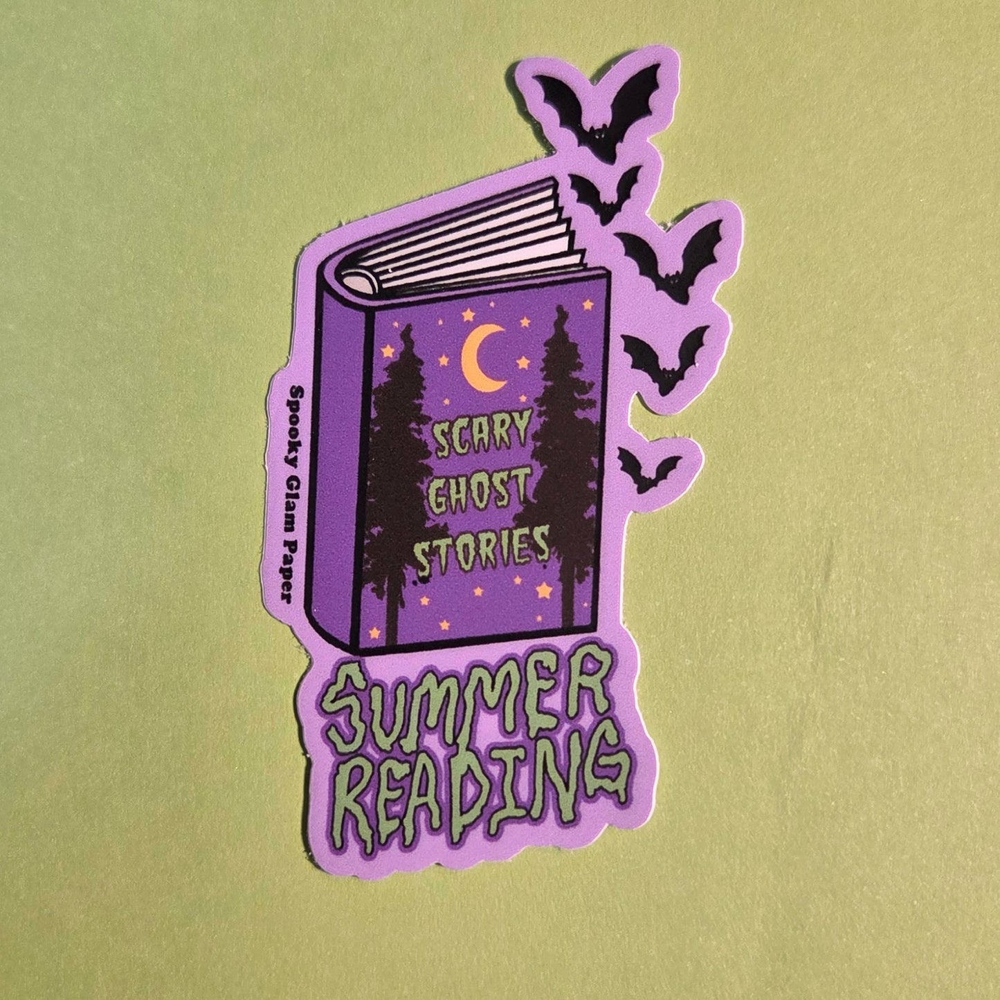 Ghostly Summer Reading Sticker