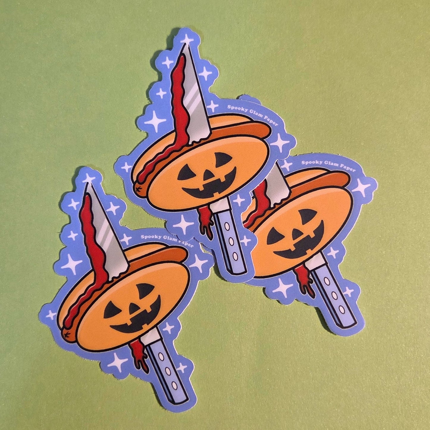 Spooky Hotdog Sticker
