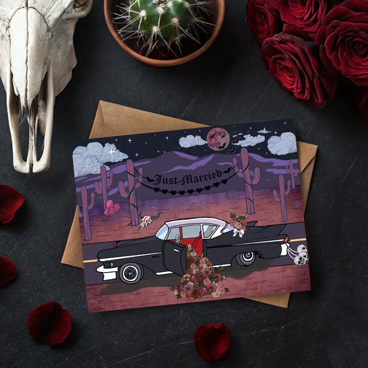 Twilight Vows Wedding Card