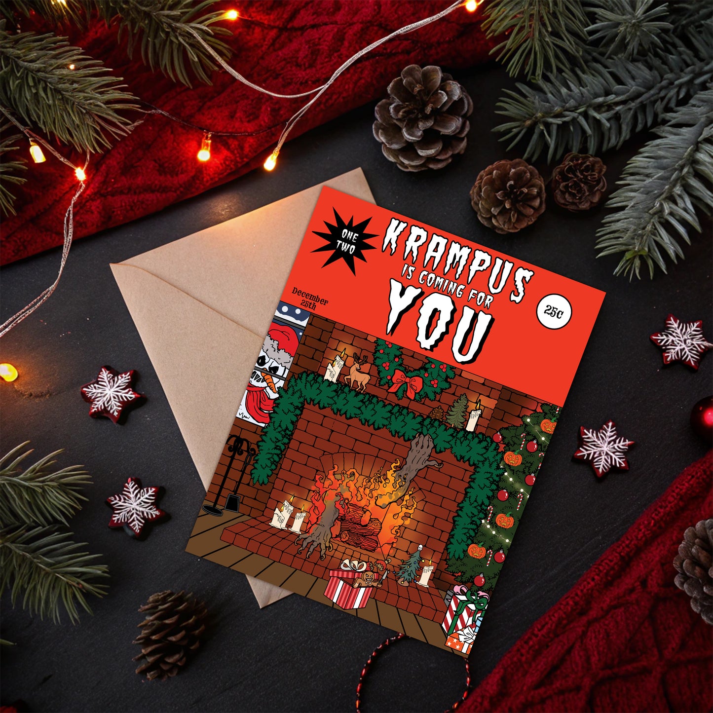 Krampus Is Coming For You Card