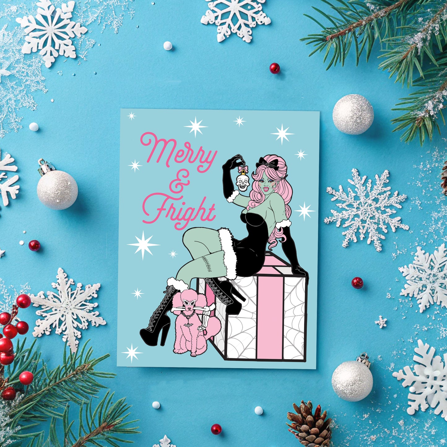 Merry & Fright Pin-up Creepmas Card