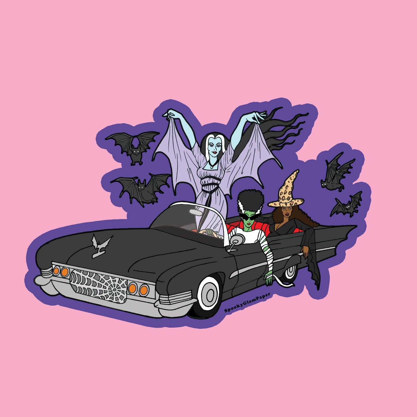 Ghoul Gang Halloween Sticker