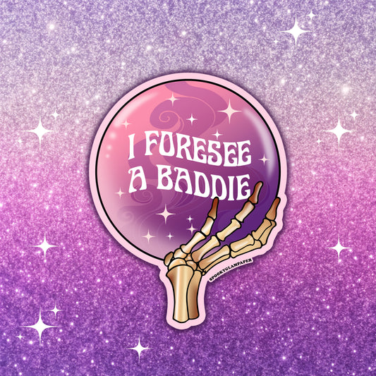 Crystal Ball Baddie Sticker