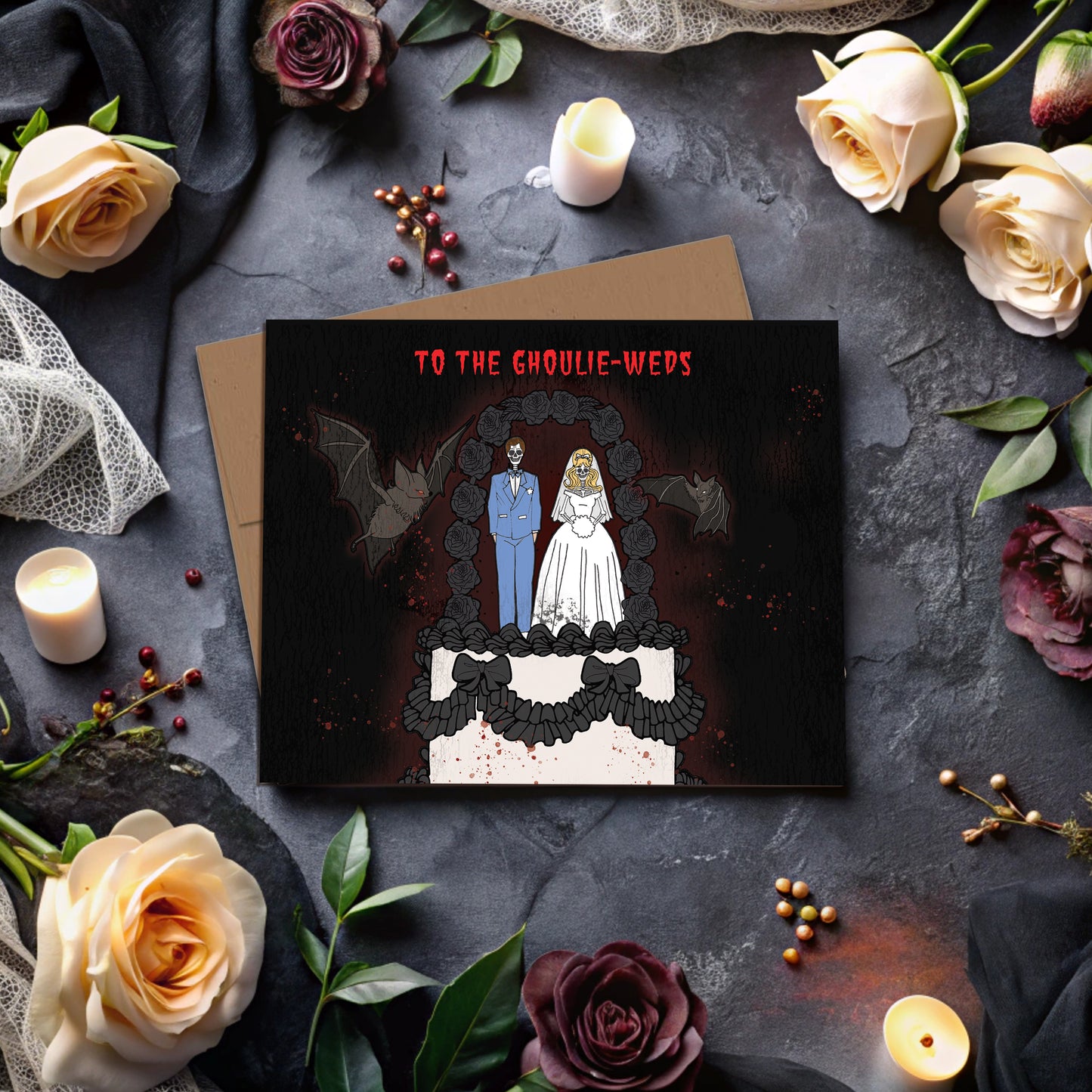 To the Ghoulie-Weds Card