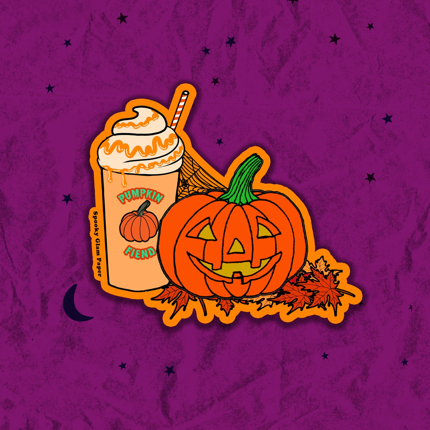 Pumpkin Fiend Sticker