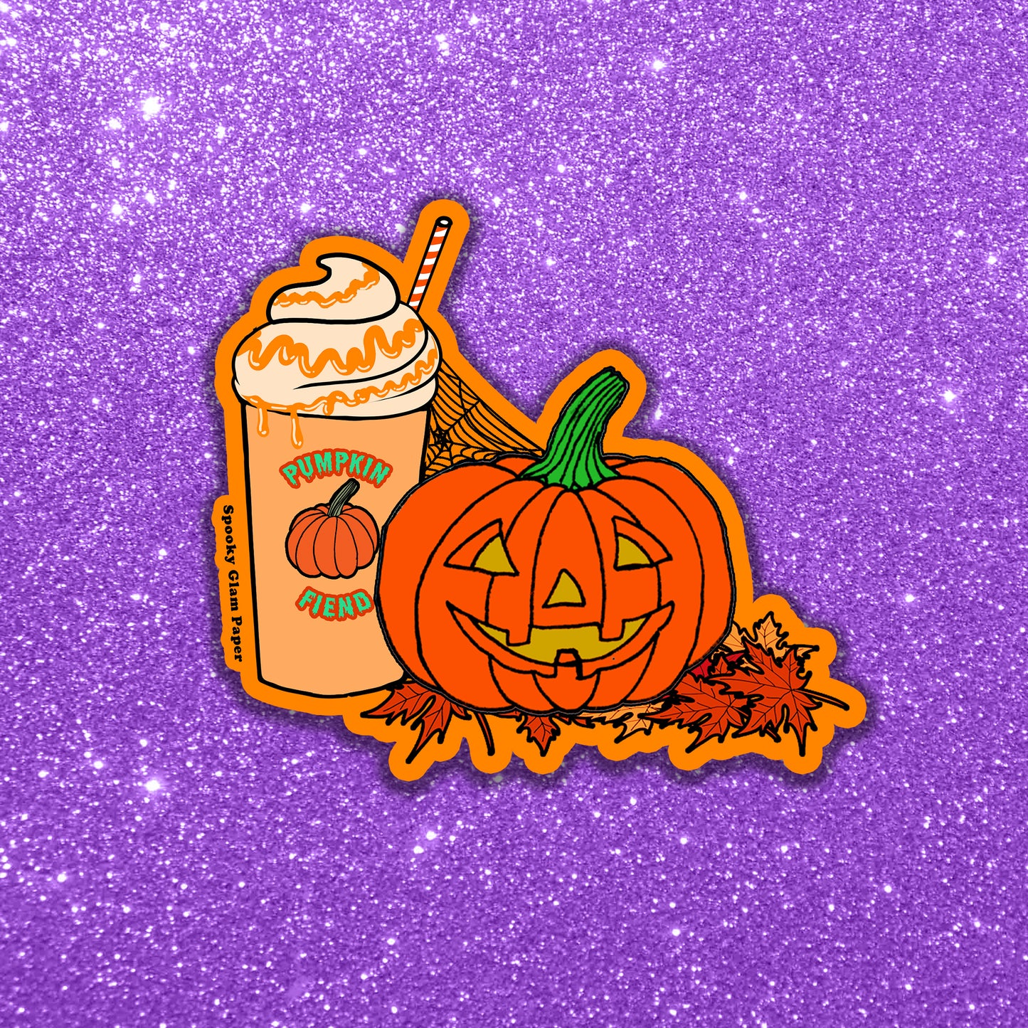 Pumpkin Fiend Sticker